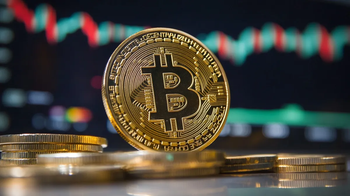 チャート画面とビットコイン