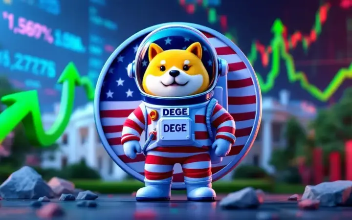 新ミームコインDEGE、トランプ関与期待で保有者4万人突破