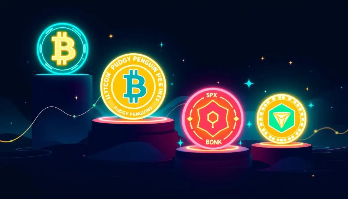 ビットコイン超えに期待感、仮想通貨おすすめ銘柄4選｜PENGUやBONKなど