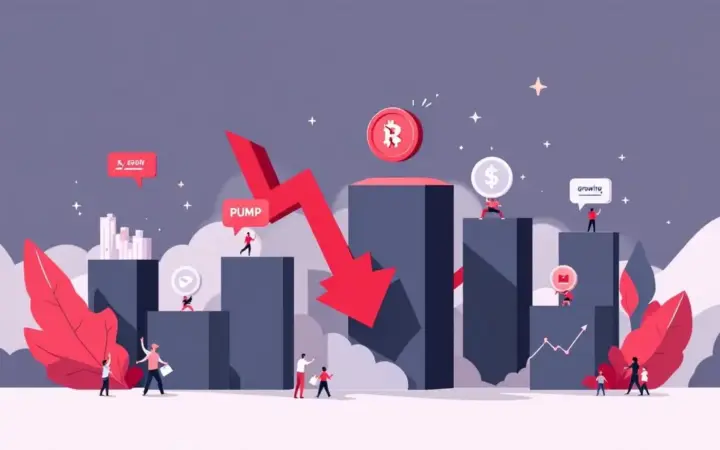 大手ミームコインローンチパッドが苦境、PUMPは60%の下落