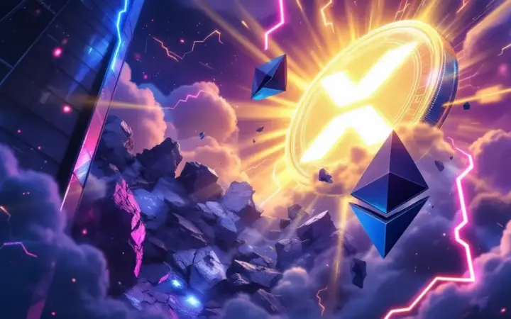 イーサリアム保有率60→7%に急落、リップルは逆行｜アルトコイン勢力図が激変