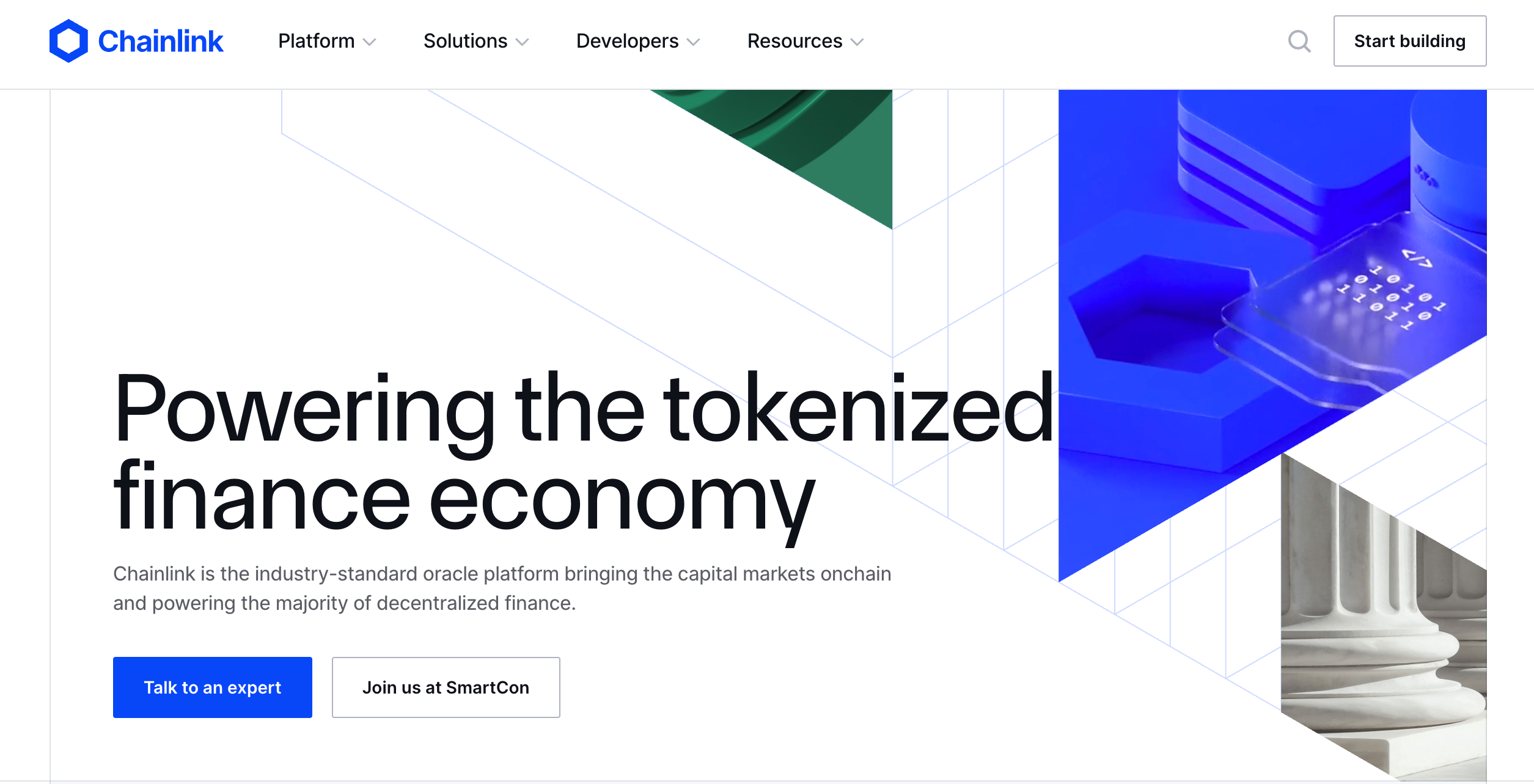 チェーンリンクの公式サイト