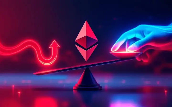 イーサリアム、5.7億ドル流出で下落｜今後の動向と投資戦略は