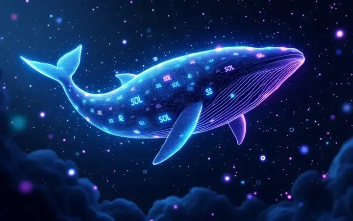 クジラ、2億ドル超のソラナ送金｜今後の期待と注目ミームコイン