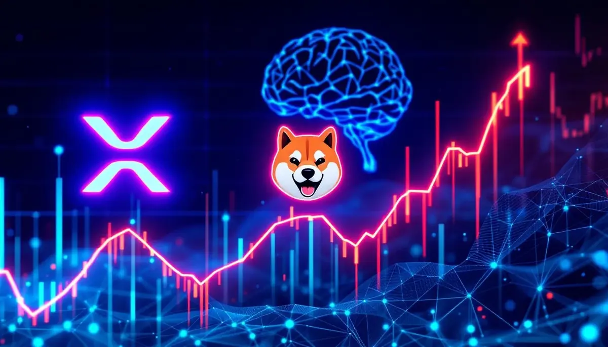 AI予測｜リップル・柴犬コイン・ドージコイン、2025年末に高騰か？