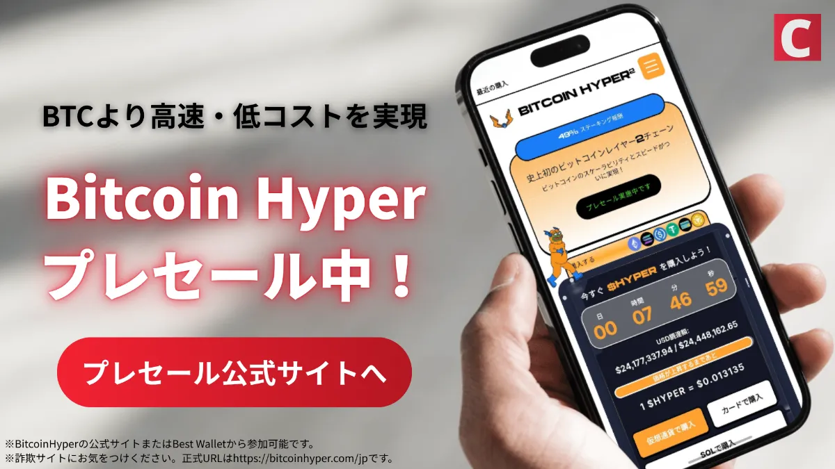 ビットコインハイパーの購入画面