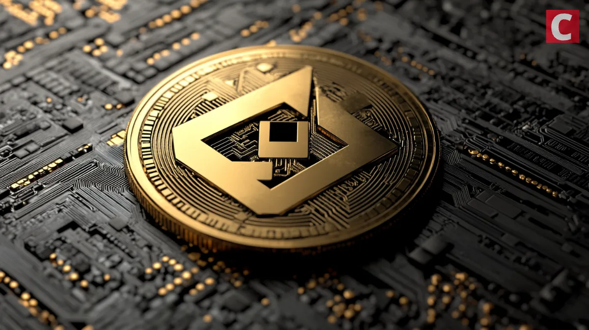 バイナンスコイン（BNB）を模した金色コイン