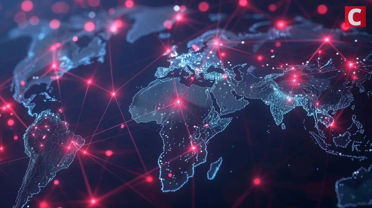 世界地図上に広がるTRONブロックチェーンのグローバルネットワーク