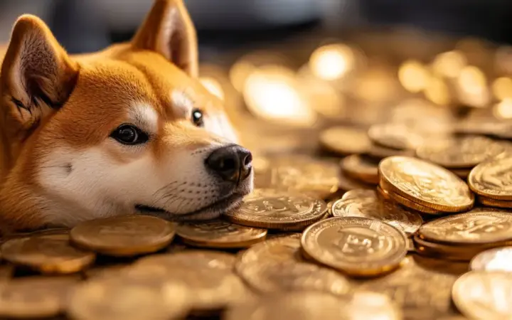 DOGE、ミームコイン回復で8％上昇｜6.5億円調達コインにも注目