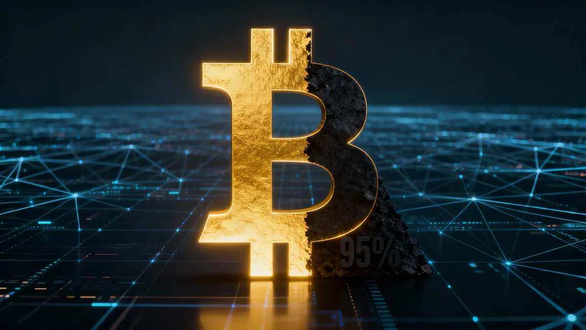 ビットコインマイニング95％達成｜総供給量1995万BTCに到達