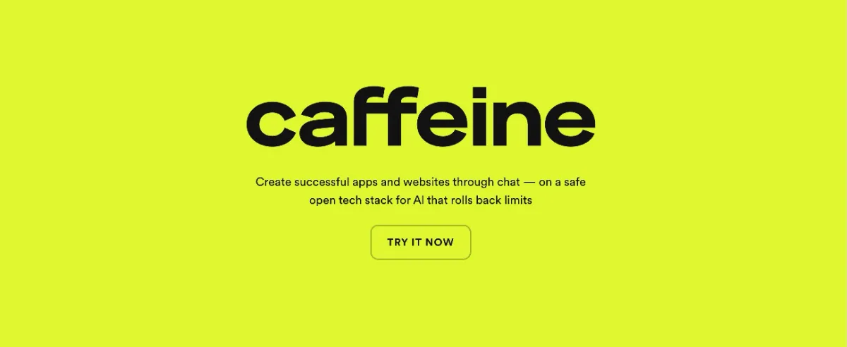 ICP仮想通貨のcaffeineのサイト