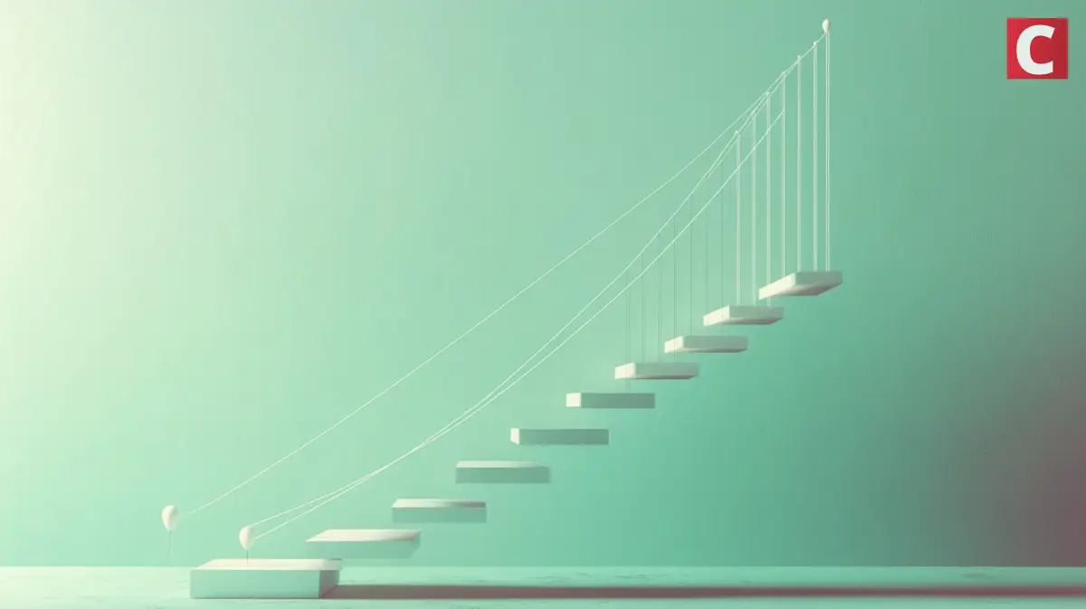 ステーブルコイン-上昇基調の未来を暗示するイメージ画像