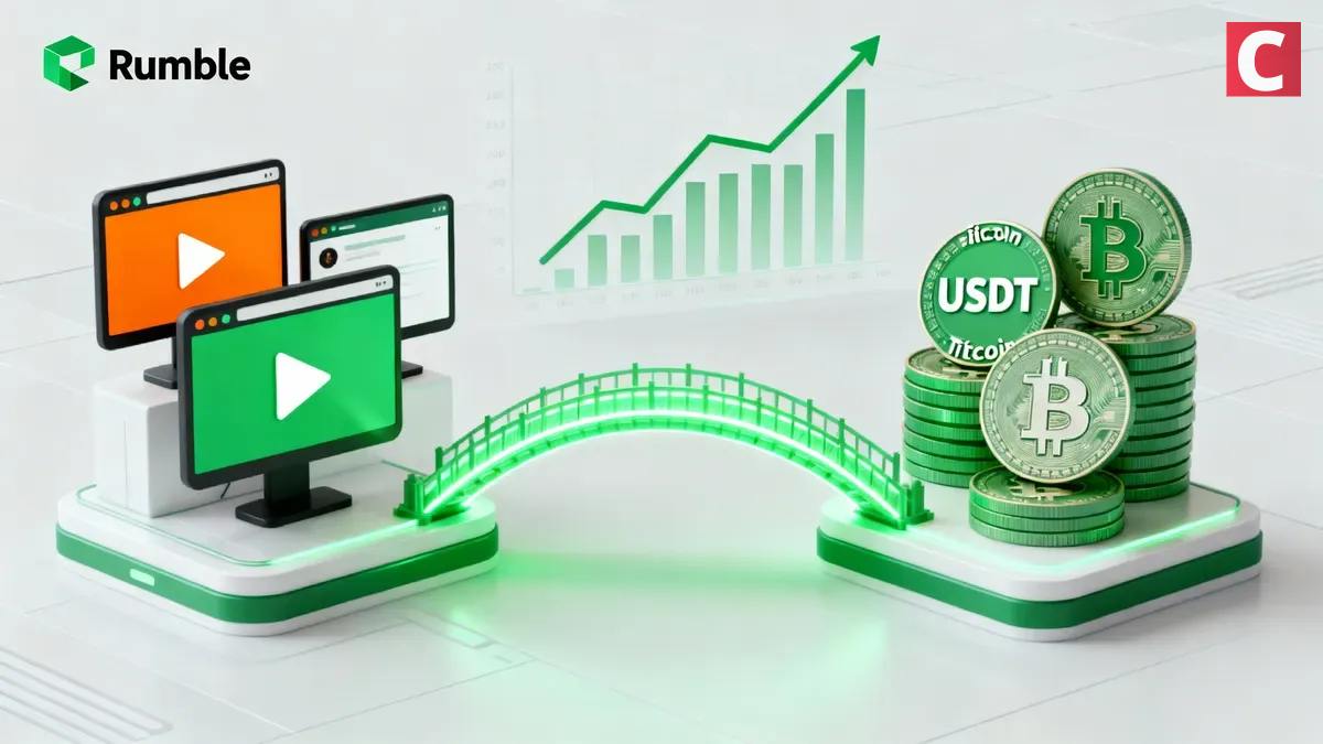 動画大手ランブル株、テザー社による追加取得で14％超急騰