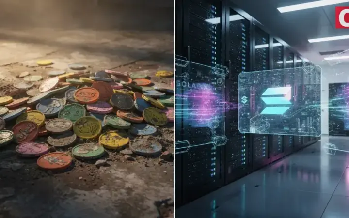 ソラナDEXのミームコイン取引が急減｜シェア70%→5%未満に