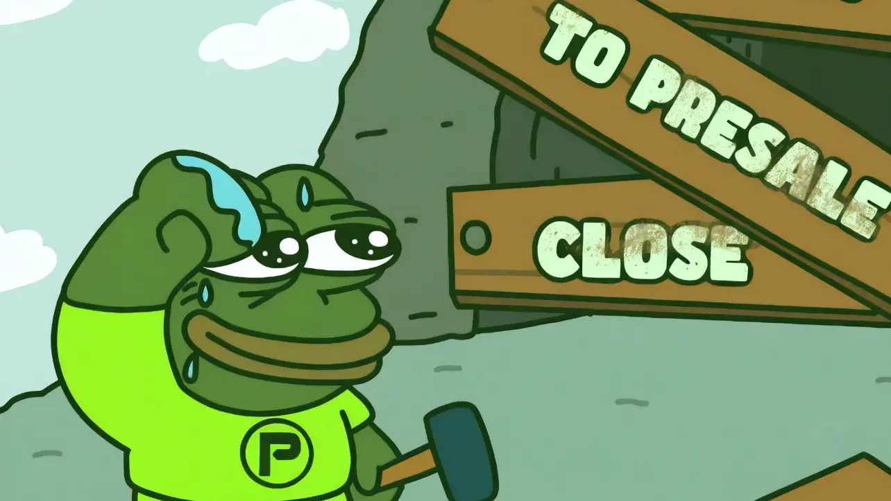 PepeNodeのプレセールが残り30日となったことを示す画像