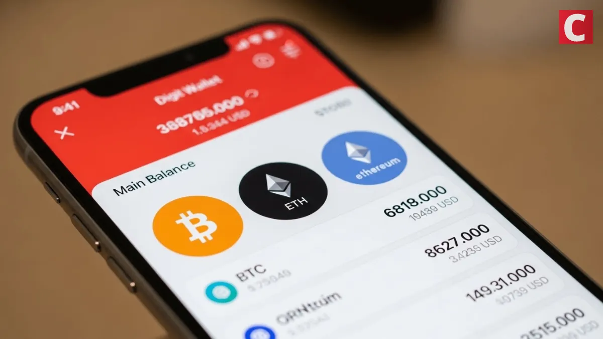 スマートフォンで管理する暗号資産ウォレット