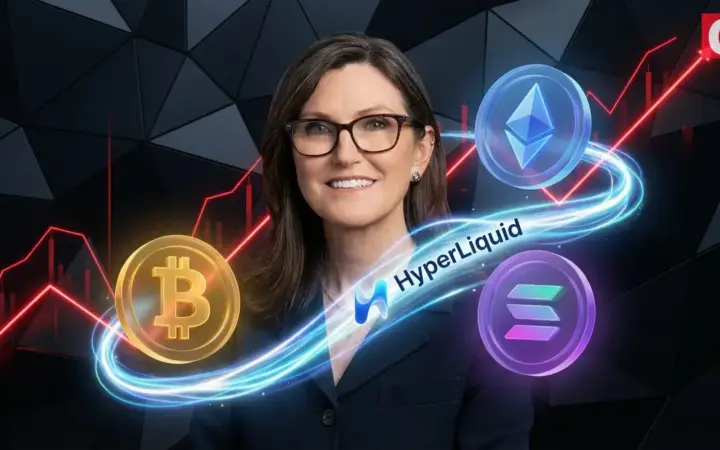 キャシー・ウッド氏、BTCやソラナなど4銘柄推奨｜関連株取得