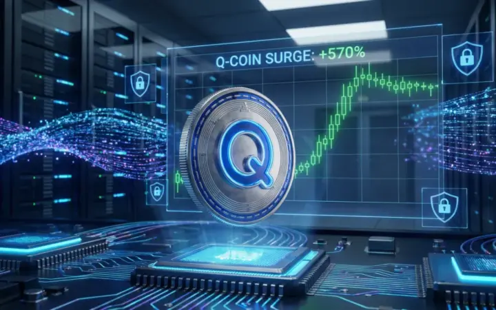 qONEがTGE後の安値から570%急騰し保ち合いへ｜スマートマネーが理想的なエントリーポイント