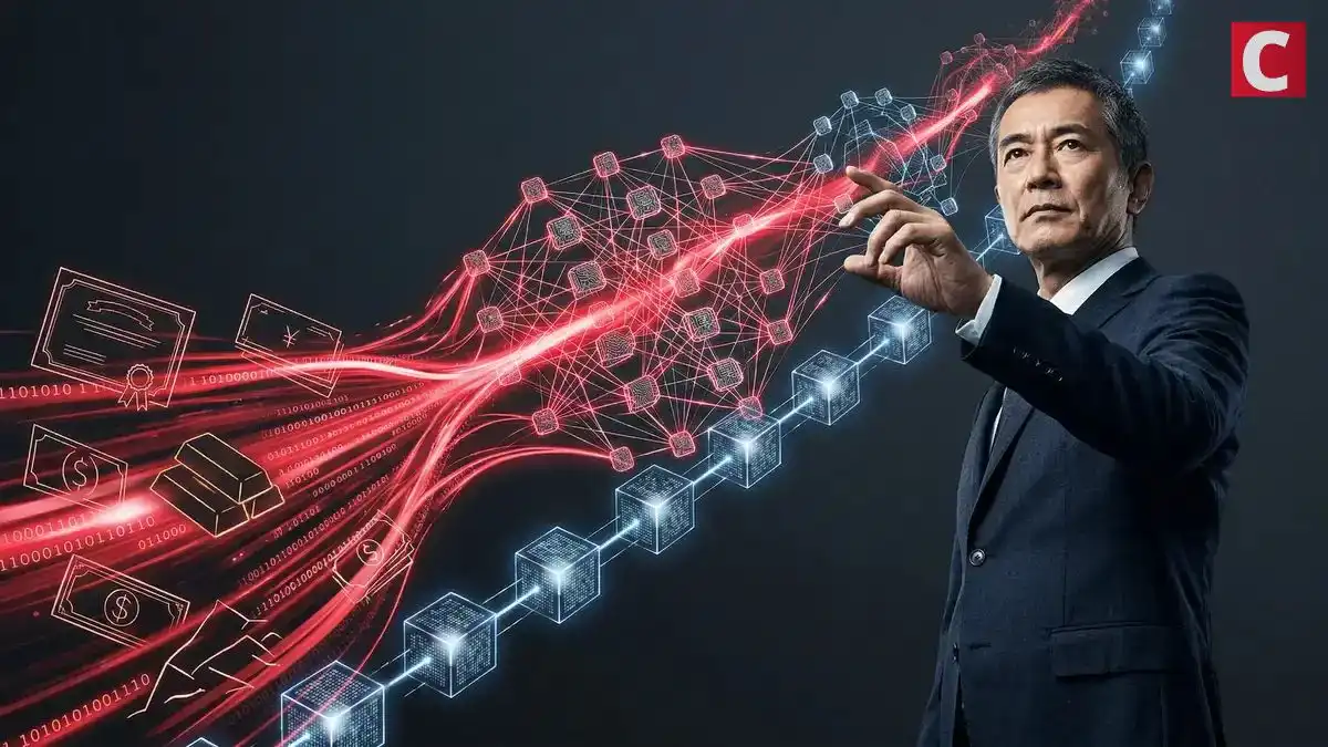 三菱UFJ銀行の半沢頭取、ブロックチェーンとAIの未来語る