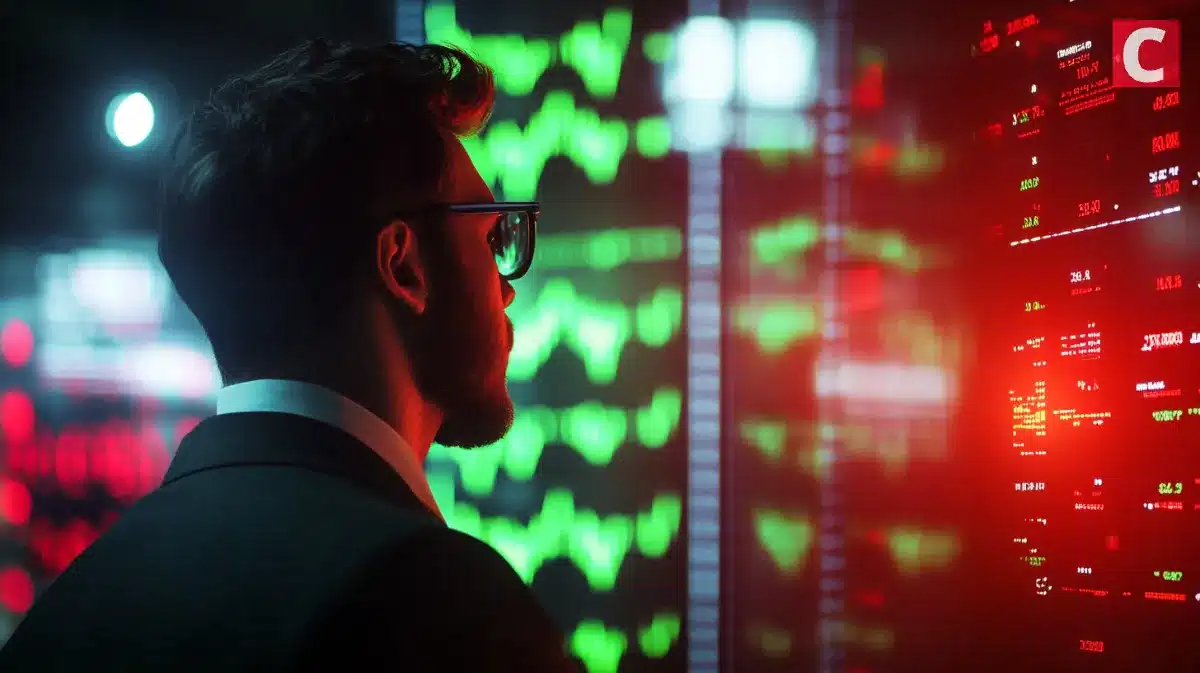 バイナリーオプションのおすすめ取引所を使う男性のイメージ