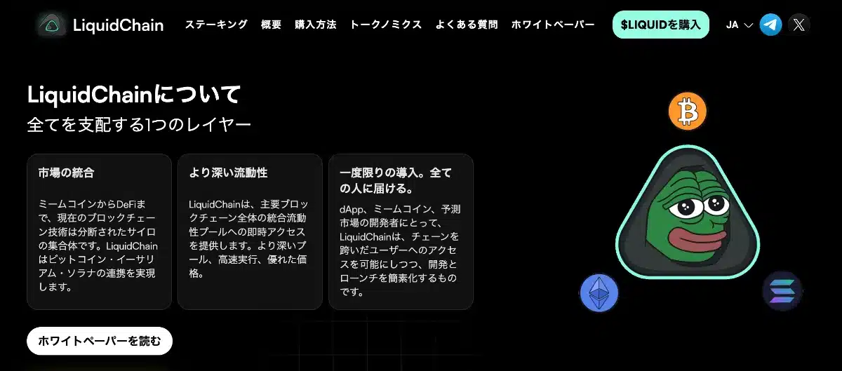 Liquidchainの特徴