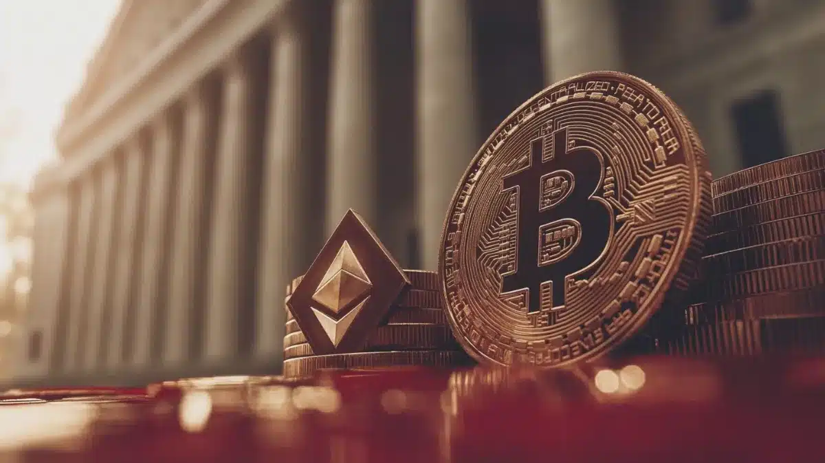 暗号資産(仮想通貨)担保ローンClendでBTC・ETHを担保にするイメージ