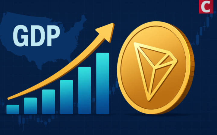 트론 전망 – 美 GDP 온체인 기록 호재, 최대 25% 상승 여력