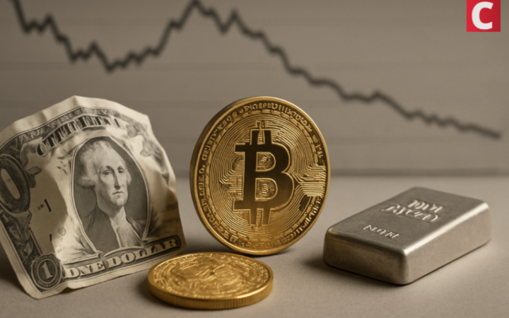 달러 붕괴 조짐… 투자자들, 금·비트코인·은으로 탈출 중