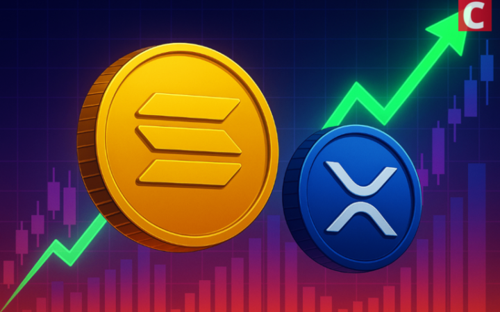 기관 지표에서 리플 뒤처지고 솔라나 부상… 시장 구도 변화 조짐