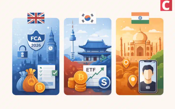 2026년 암호화폐 규제 환경 변화…영국은 강화, 한국은 개방, 인도는 단속?