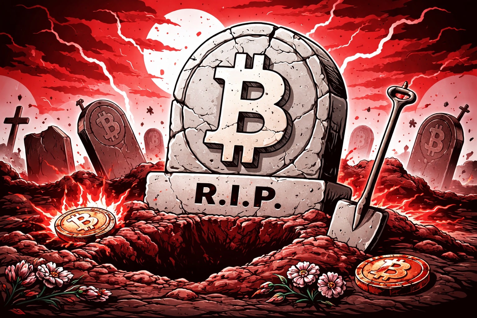 가상화폐 종말, 정말 올까? 이미 400번 넘게 죽은 비트코인