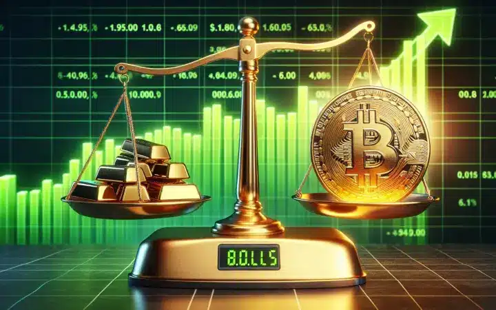 블룸버그 분석 “비트코인, 금 제치고 새로운 안전 자산 부상”