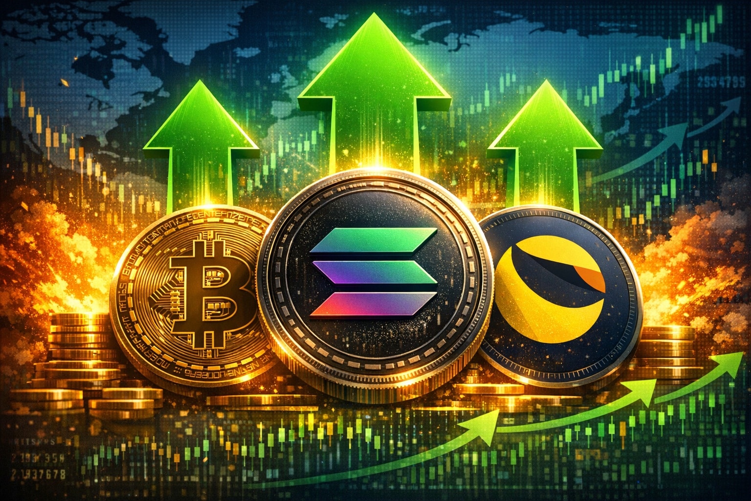 오늘 급등한 글로벌 TOP 3 코인 — 투자자들이 주목한 상승 종목은?