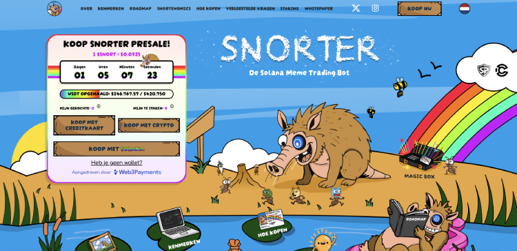 Snorter bot een van de beste meme coins van 2025
