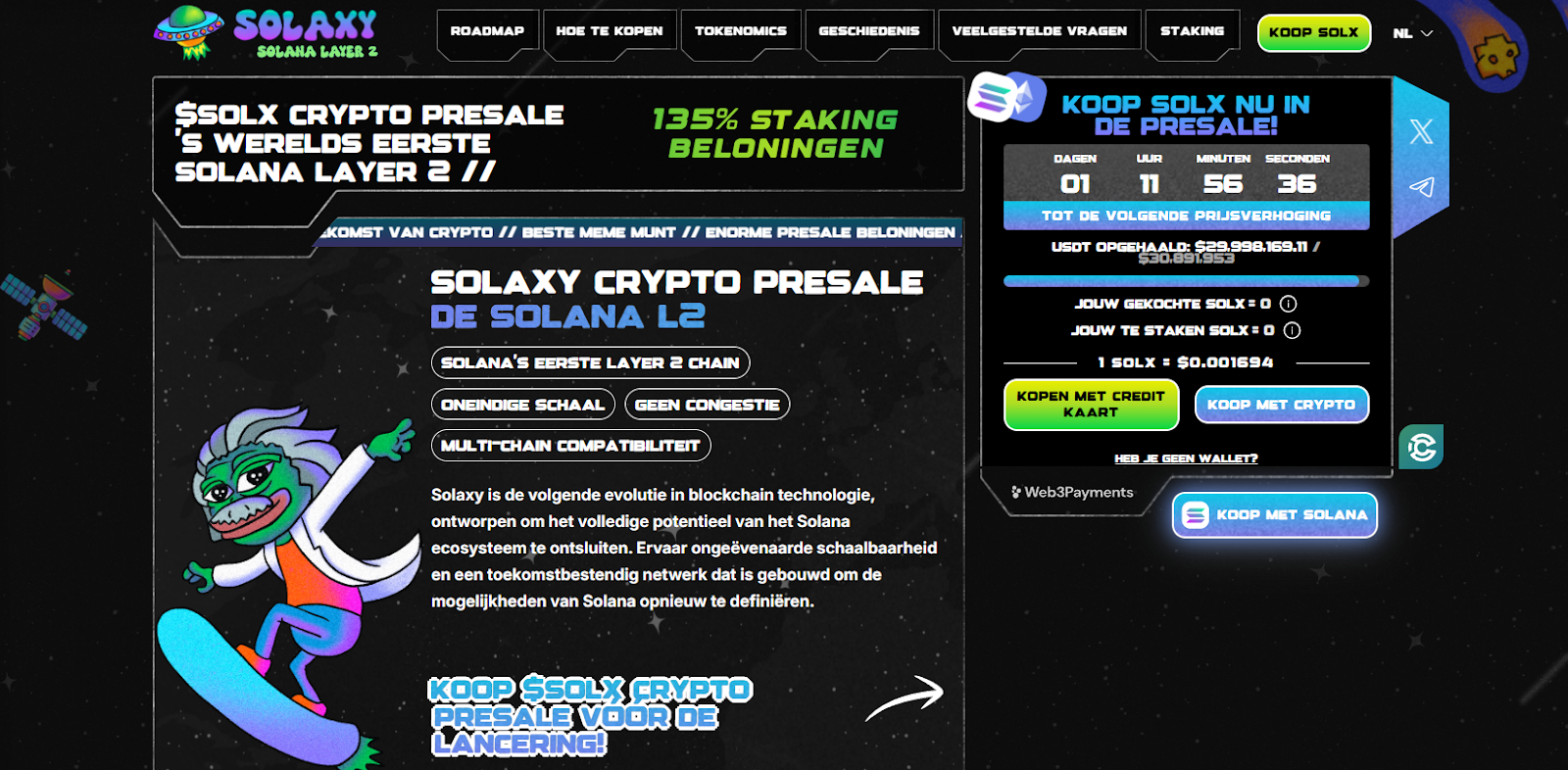 Solaxy, antwoord op de vraag welke crypto gaat stijgen