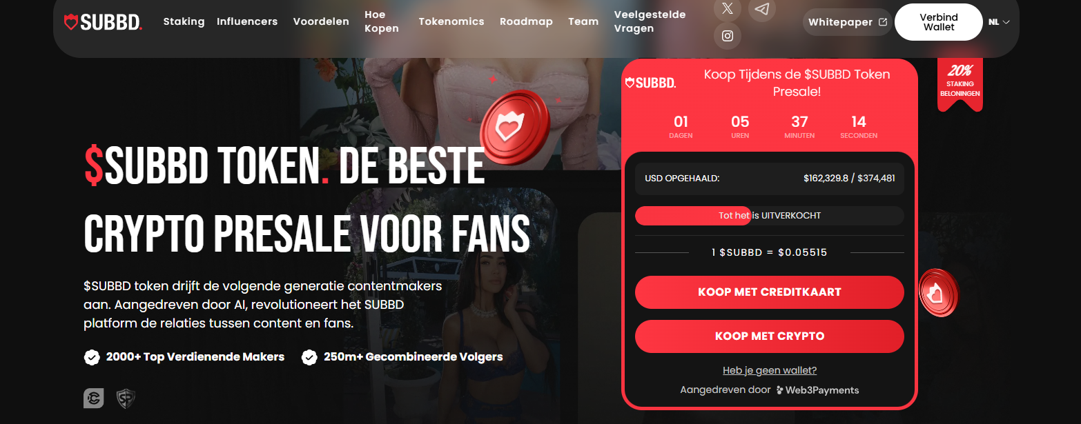 Antwoord op welke crypto gaat stijgen, SUBBD