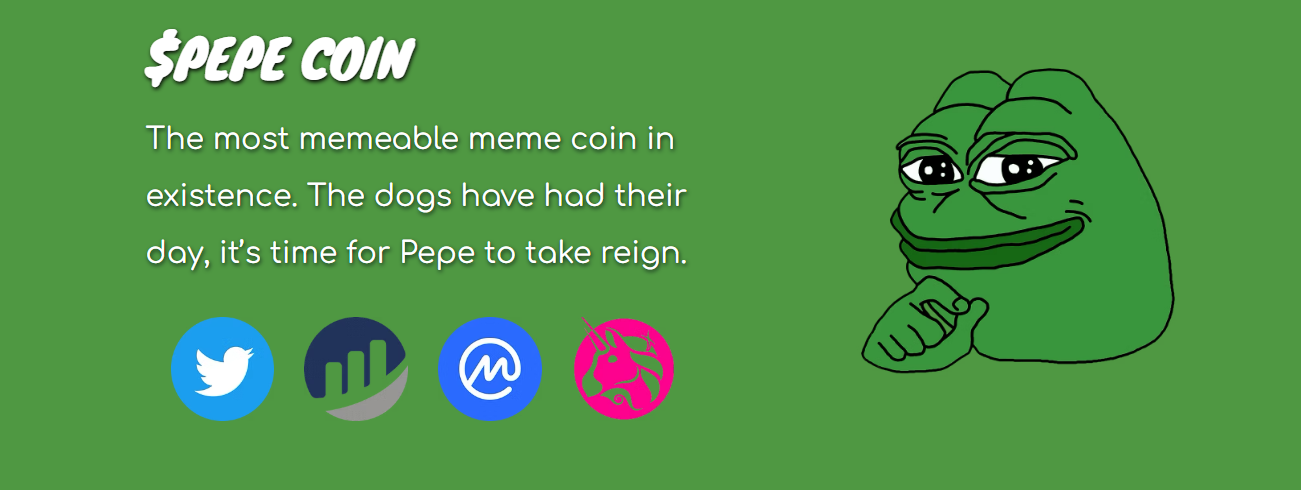 De op twee na beste meme coin ooit, PEPE