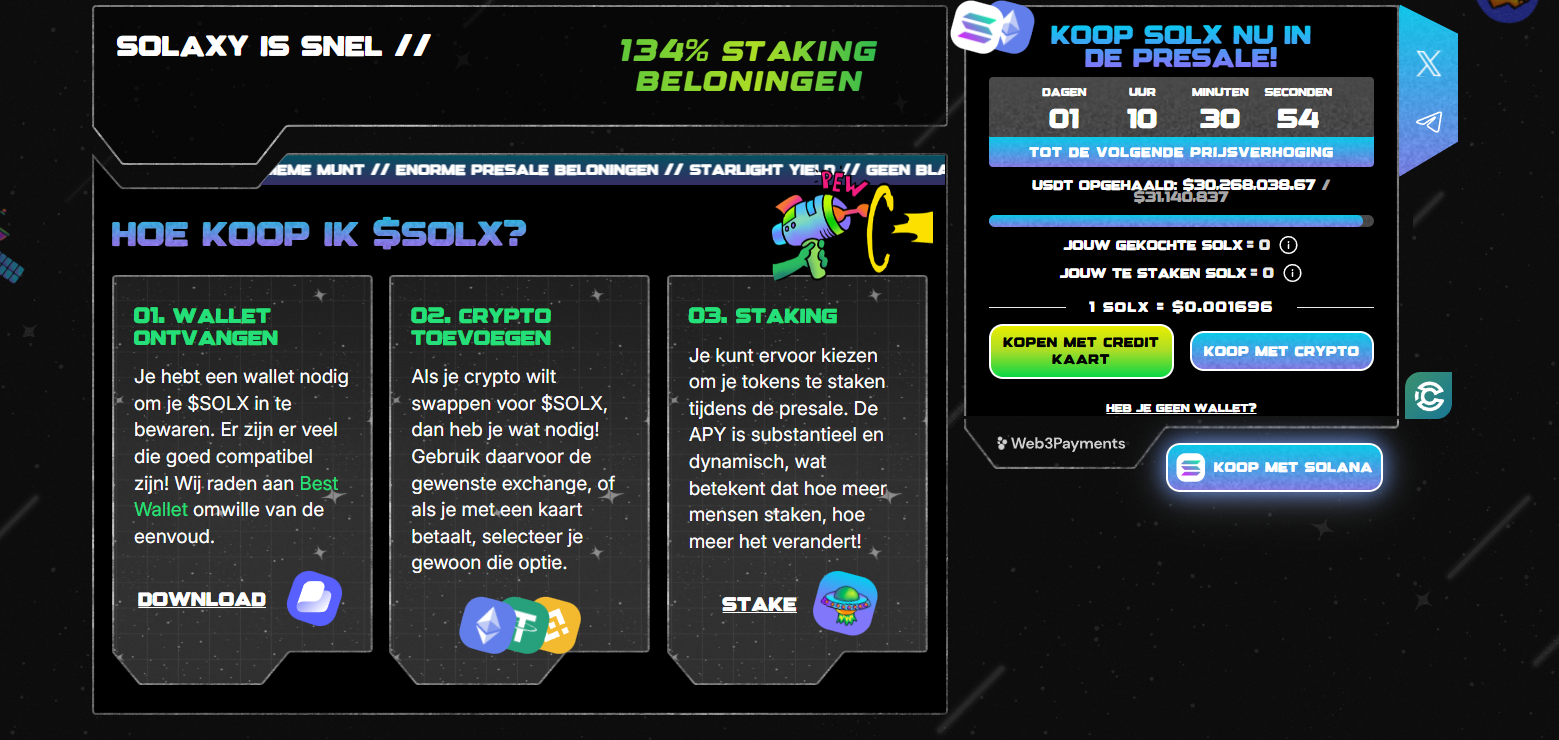 Solaxy, een van de beste meme coins kopen