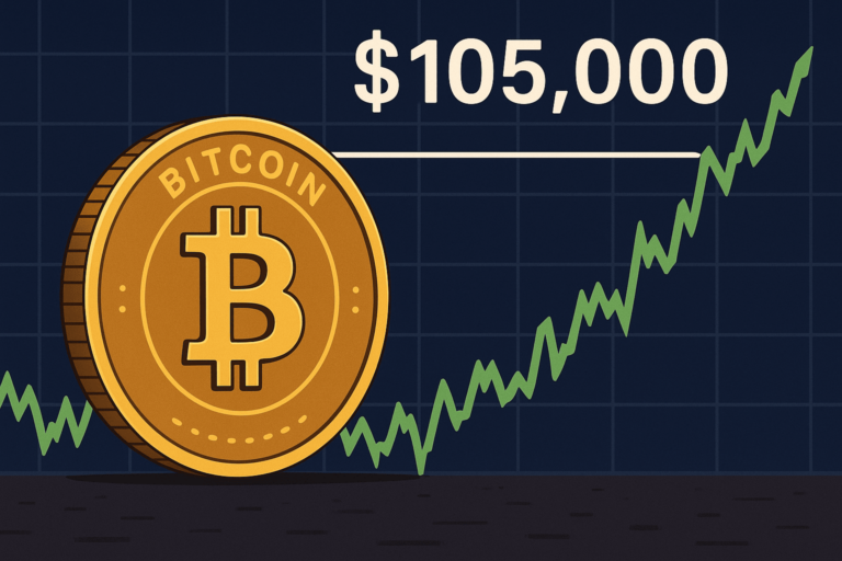 BTC koers houdt stand op $105.000 ondanks zwijgzame Powell – nu Bitcoin kopen of niet?