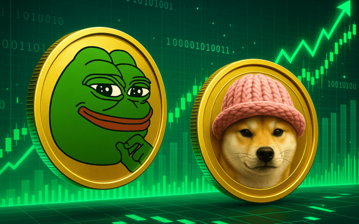 PEPE & WIF stijgen in crypto meme comeback – stijgt deze nieuwe meme coin mee?