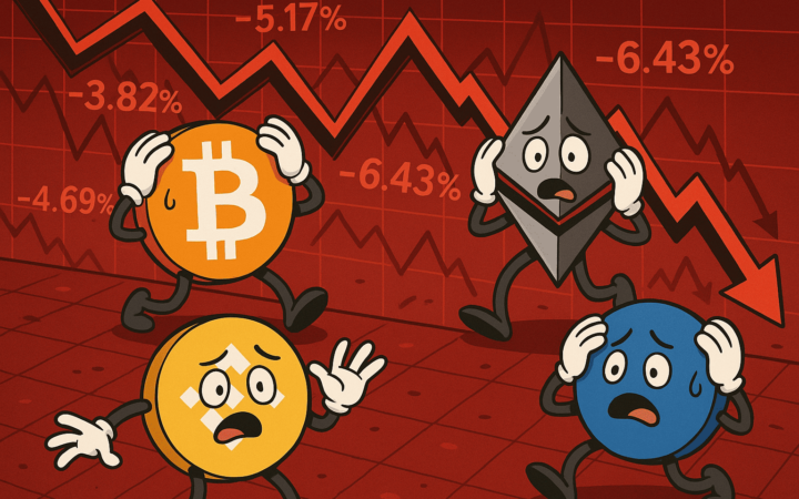 Waarom daalt crypto vandaag? Bekende tokens BTC, ETH & ADA crashen