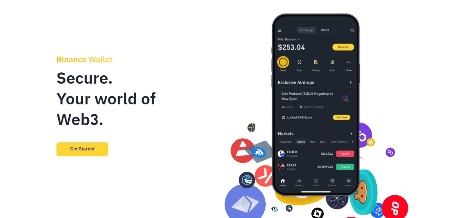 Binance wallet, beste crypto wallet gelinkt met Binance