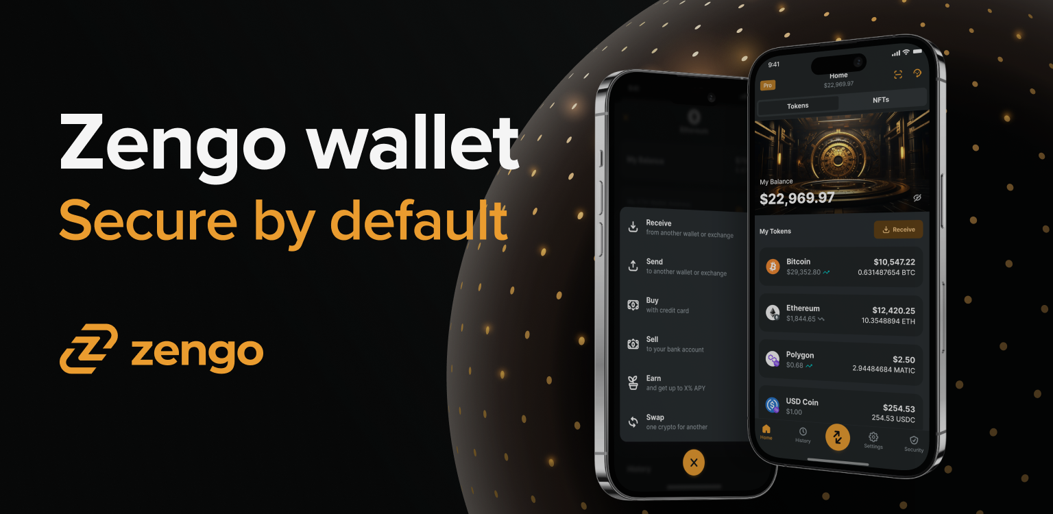 Veilige crypto wallet app, Zengo