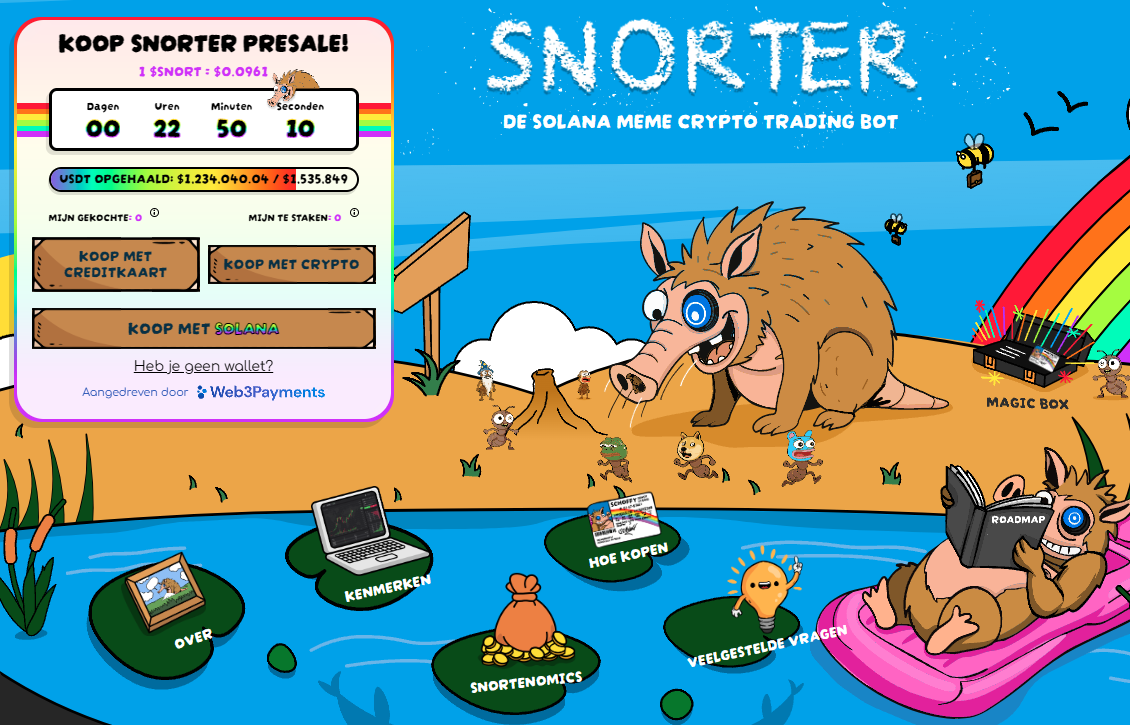 Snorter Bot ($SNORT) presale 2025