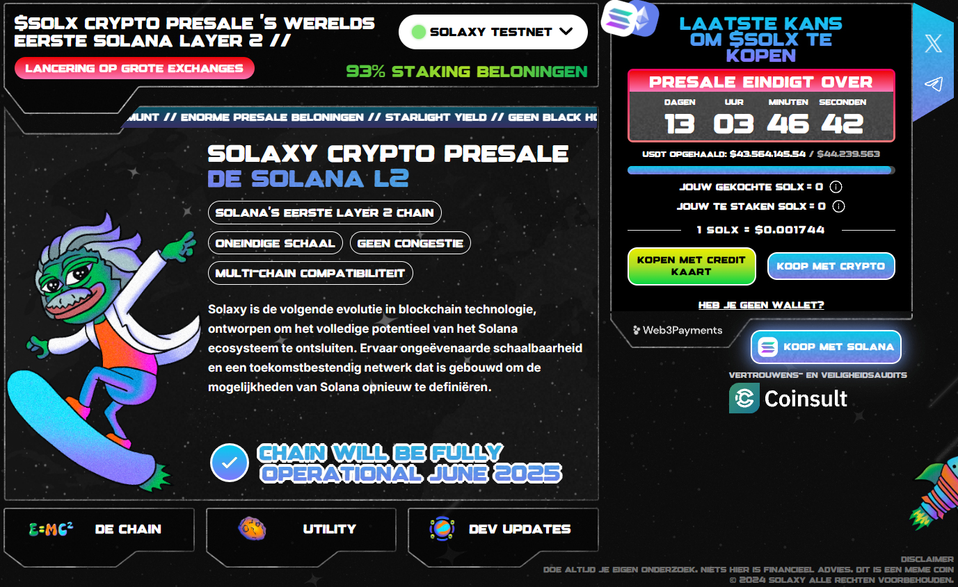 Solaxy ($SOLX) presale 2025