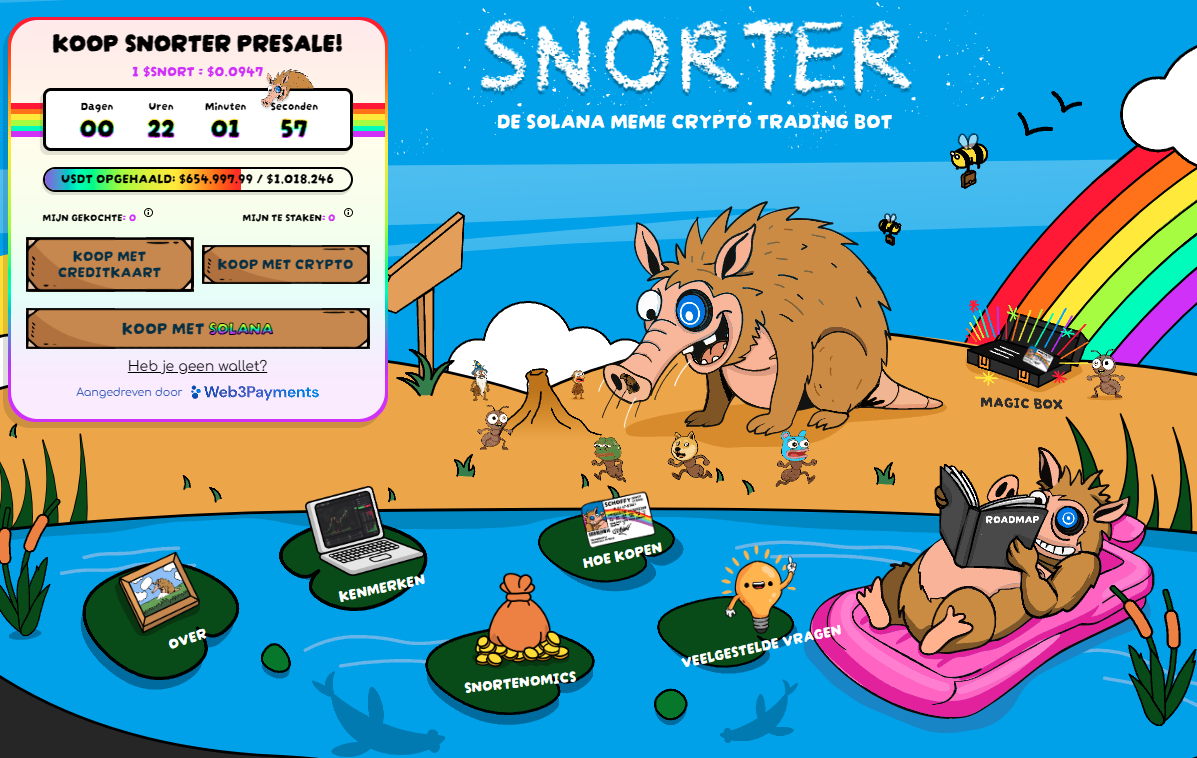 Snorter Bot ($SNORT) presale 2025