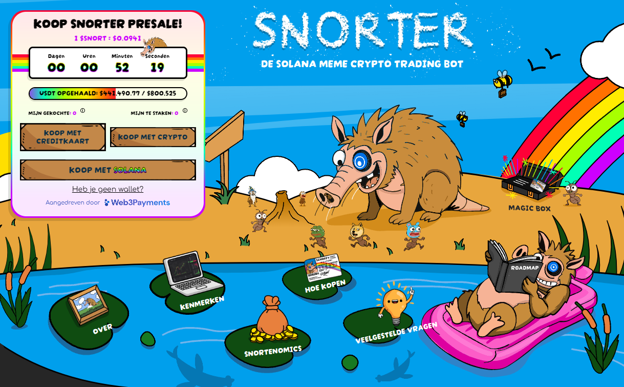 Snorter Bot ($SNORT) presale 2025