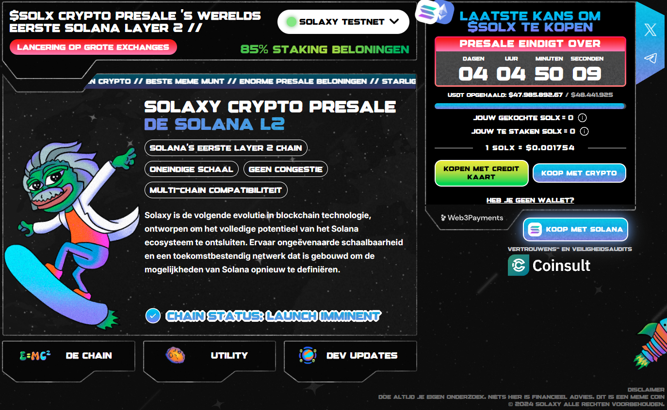 Solaxy ($SOLX) presale 2025