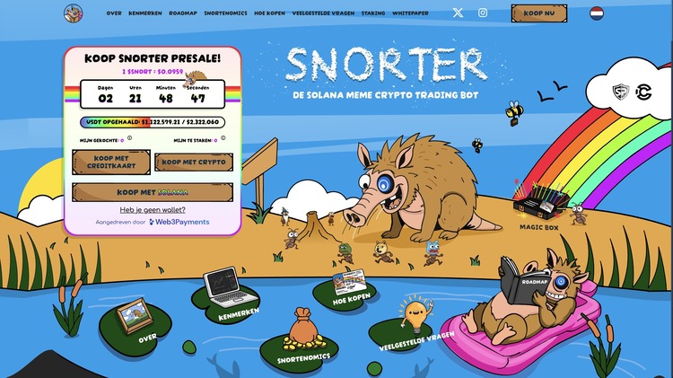 Snorter Token is een nieuwe coin voor de Snorter Bot.