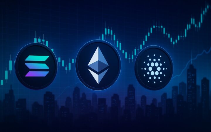 Top 3 crypto met potentie in juni 2025 – Solana, Ethereum en Cardano koers verwachting